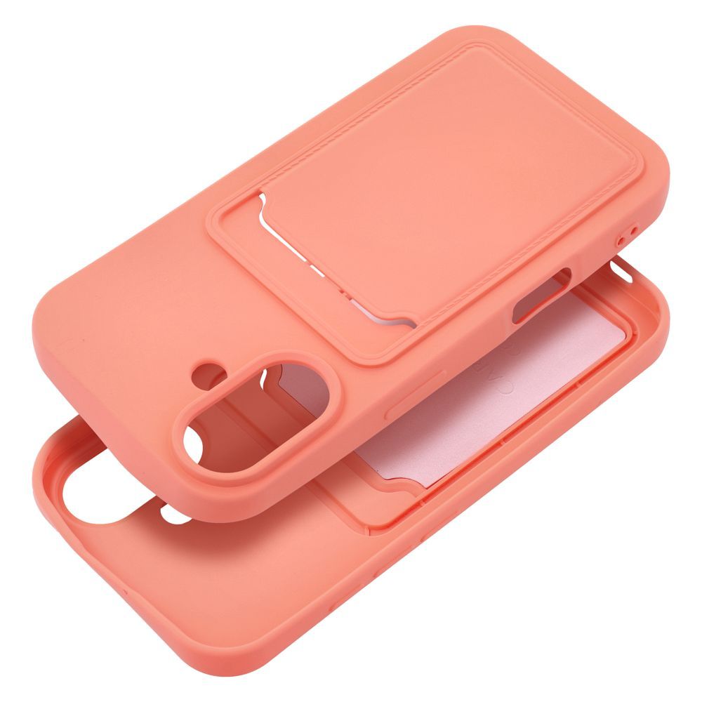 Pokrowiec Forcell Card Case różowy Apple iPhone 16 / 10 Pokrowiec Forcell Card Case różowy Apple iPhone 16 / 10