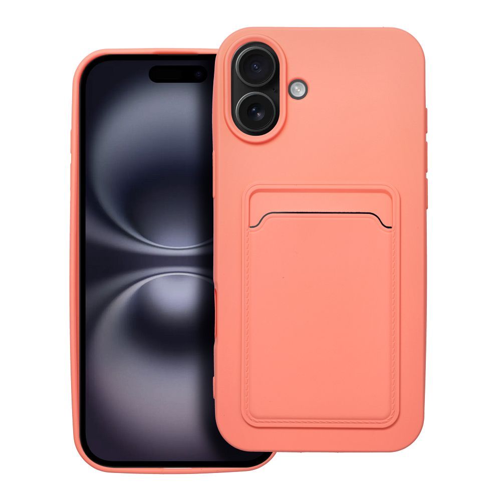 Pokrowiec Forcell Card Case r�owy Apple iPhone 16 Plus