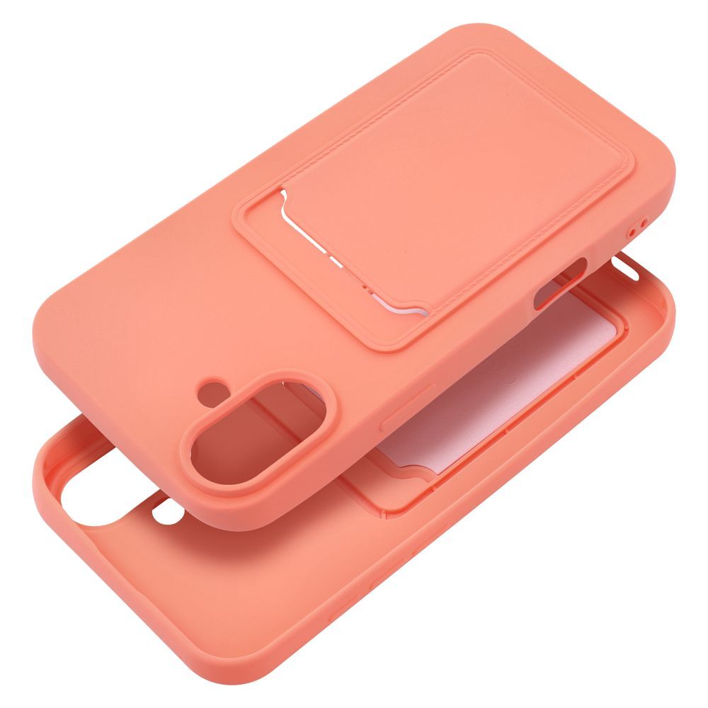 Pokrowiec Forcell Card Case różowy Apple iPhone 16 Plus / 11 Pokrowiec Forcell Card Case różowy Apple iPhone 16 Plus / 11