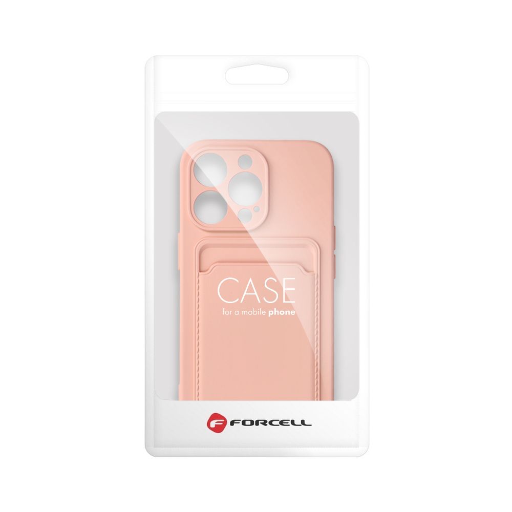 Pokrowiec Forcell Card Case rowy Apple iPhone SE 2020 / 11