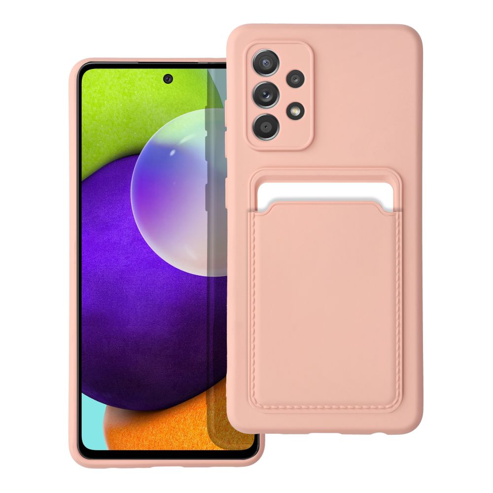 Pokrowiec Forcell Card Case r�owy Samsung A52 4G