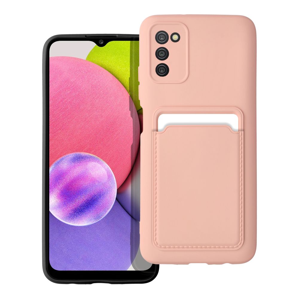 Pokrowiec Forcell Card Case różowy Samsung Galaxy A03s Pokrowiec Forcell Card Case różowy Samsung Galaxy A03s