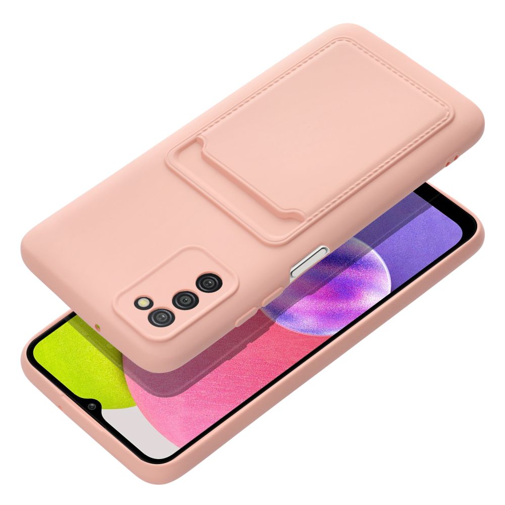 Pokrowiec Forcell Card Case różowy Samsung Galaxy A03s / 3 Pokrowiec Forcell Card Case różowy Samsung Galaxy A03s / 3