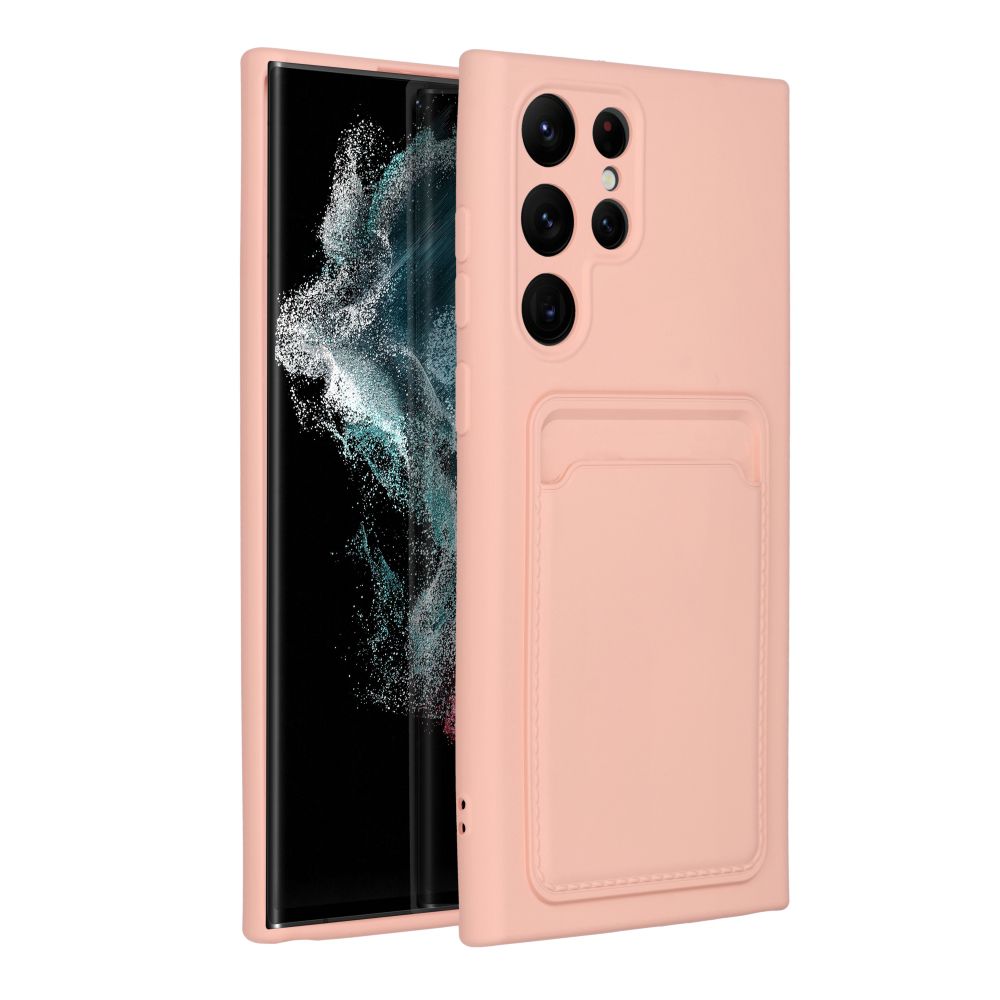 Pokrowiec Forcell Card Case różowy Samsung Galaxy S22 Ultra / 2 Pokrowiec Forcell Card Case różowy Samsung Galaxy S22 Ultra / 2