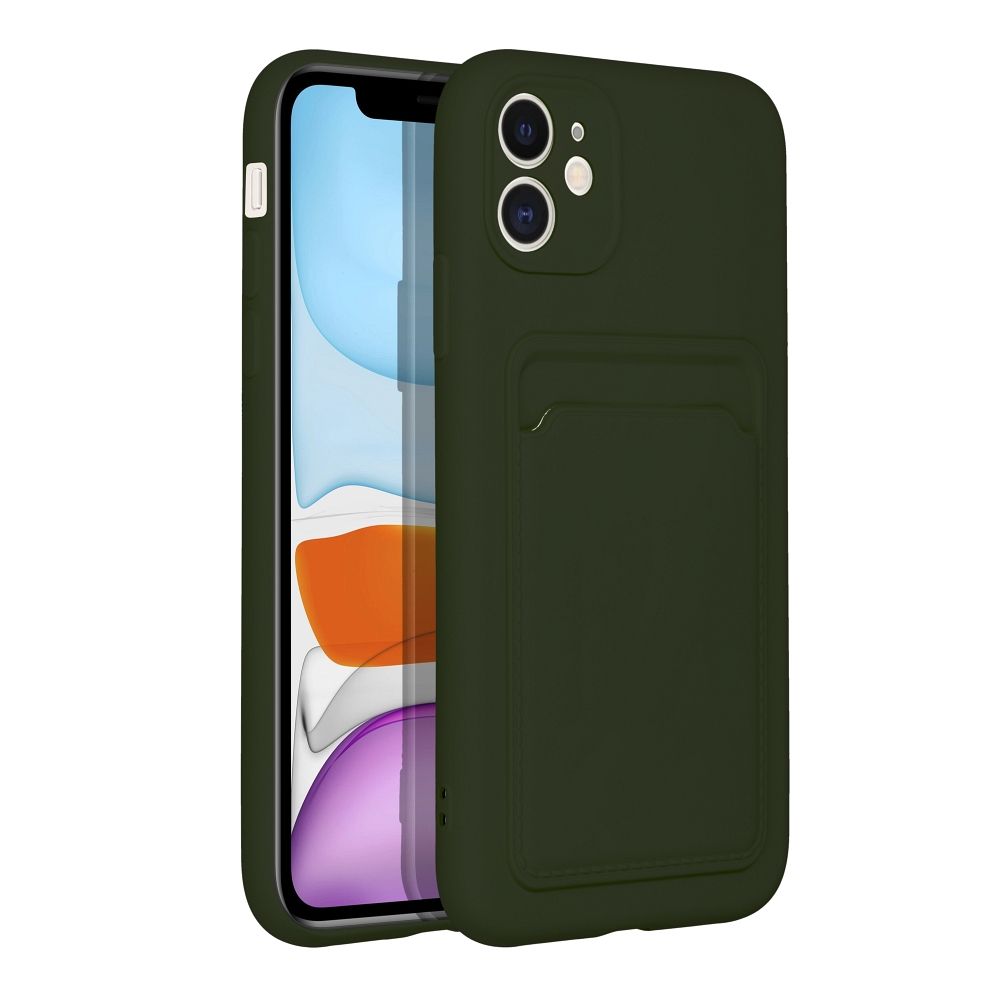 Pokrowiec Forcell Card Case zielony Apple iPhone 11 / 2 Pokrowiec Forcell Card Case zielony Apple iPhone 11 / 2