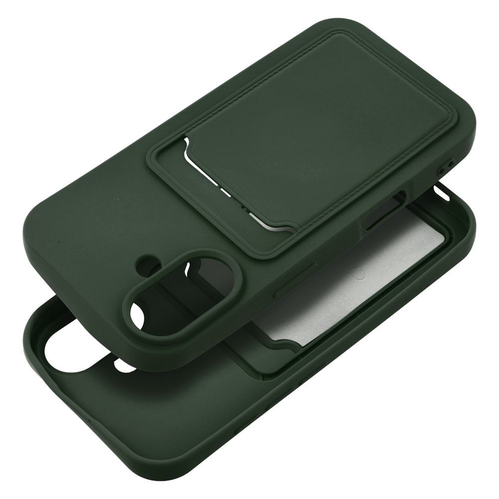 Pokrowiec Forcell Card Case zielony Apple iPhone 16 / 10 Pokrowiec Forcell Card Case zielony Apple iPhone 16 / 10