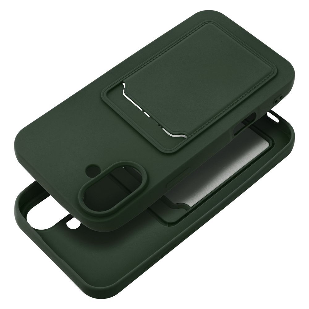 Pokrowiec Forcell Card Case zielony Apple iPhone 16 Plus / 11 Pokrowiec Forcell Card Case zielony Apple iPhone 16 Plus / 11