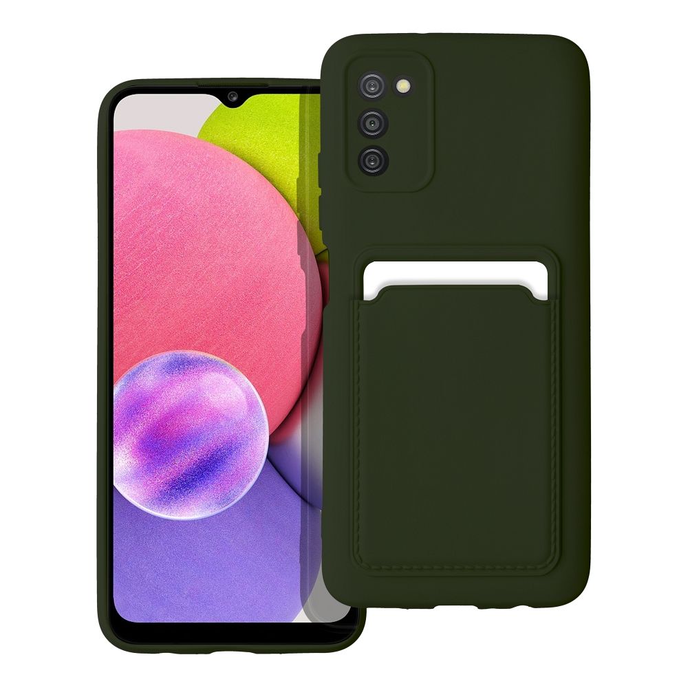 Pokrowiec Forcell Card Case zielony Samsung Galaxy A03s Pokrowiec Forcell Card Case zielony Samsung Galaxy A03s