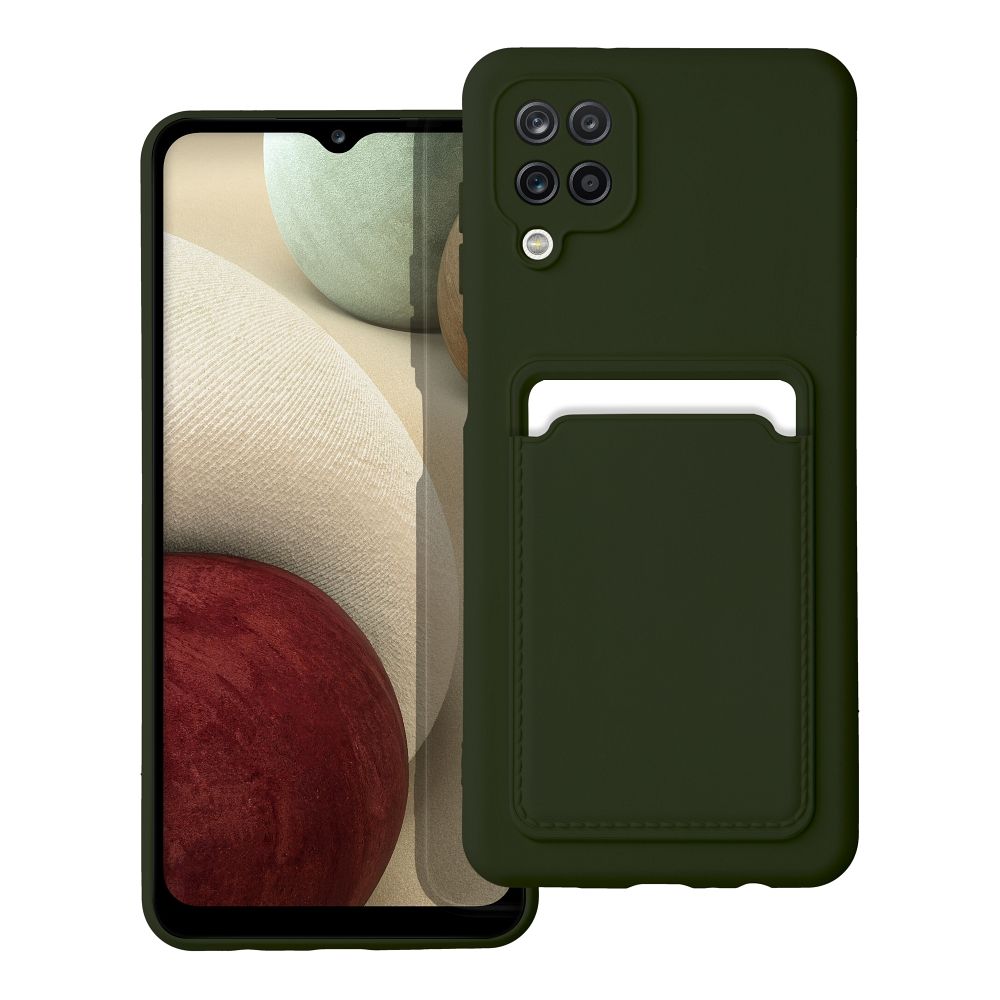 Pokrowiec Forcell Card Case zielony Samsung Galaxy A12 Pokrowiec Forcell Card Case zielony Samsung Galaxy A12