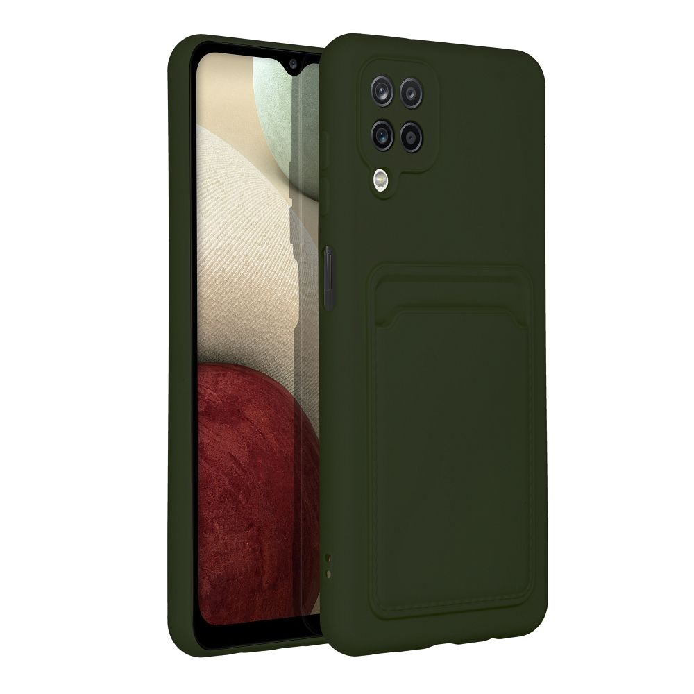 Pokrowiec Forcell Card Case zielony Samsung Galaxy A12 / 2 Pokrowiec Forcell Card Case zielony Samsung Galaxy A12 / 2