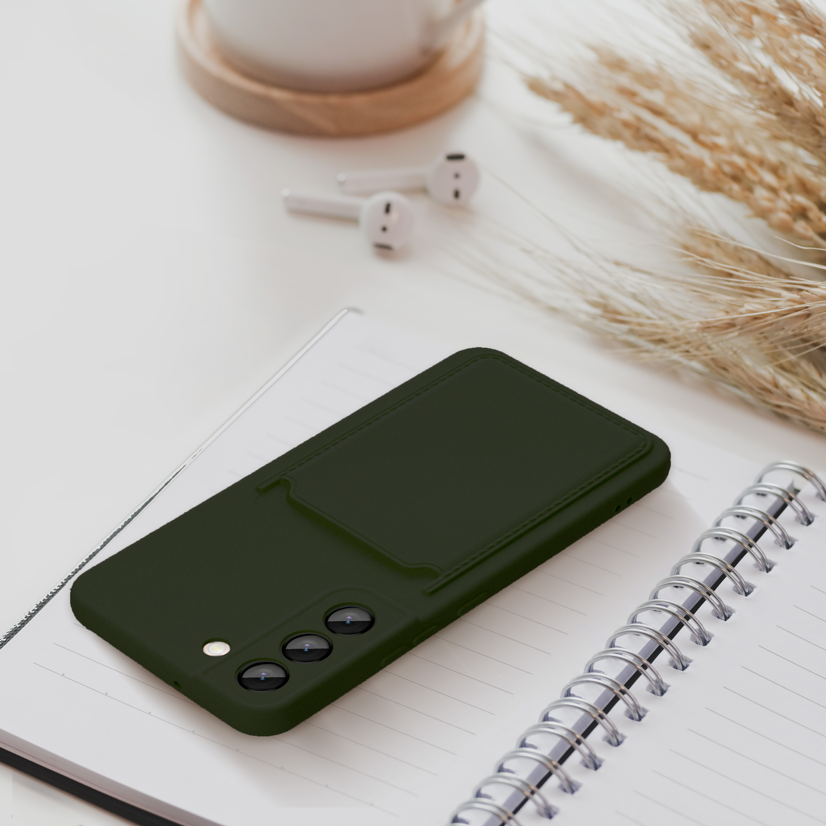 Pokrowiec Forcell Card Case zielony Xiaomi Redmi 13C / 8