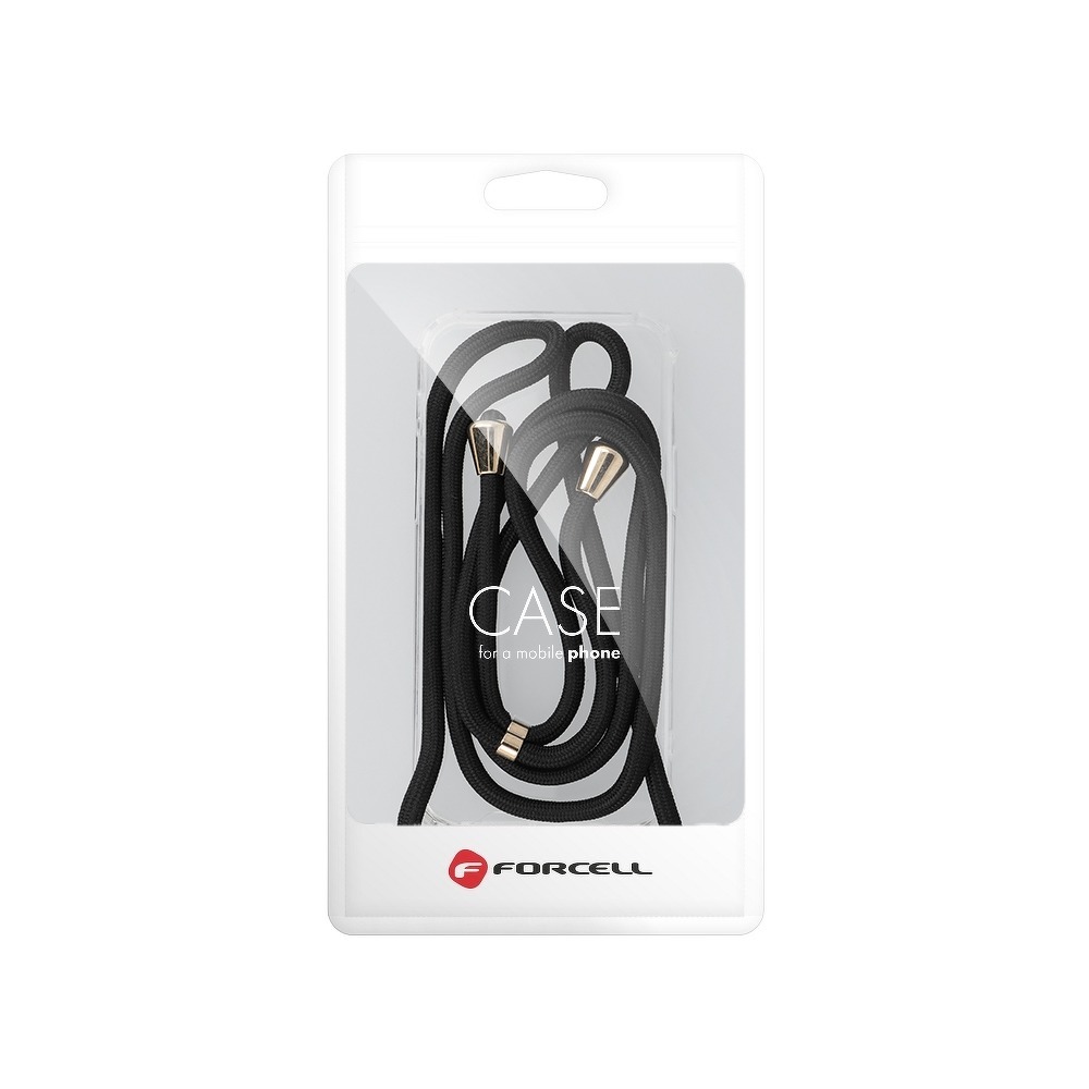Pokrowiec Forcell Cord Case czarny Apple iPhone 11 / 6