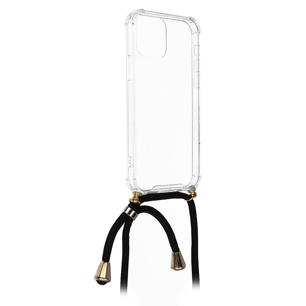 Pokrowiec Forcell Cord Case czarny Apple iPhone 12 Pokrowiec Forcell Cord Case czarny Apple iPhone 12