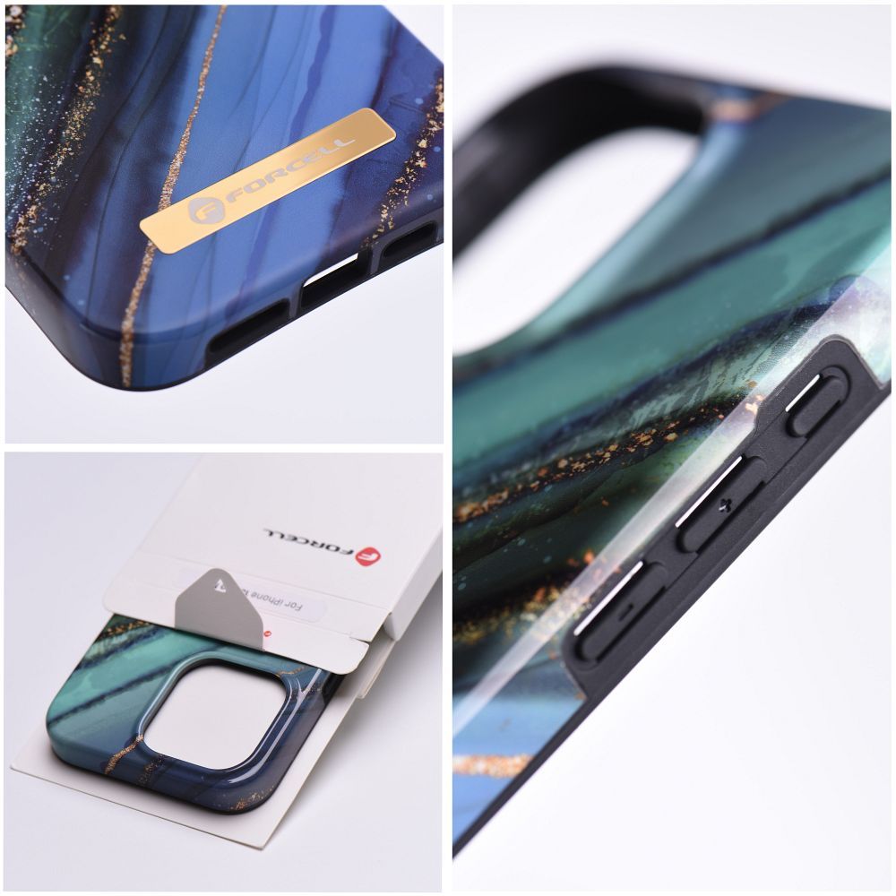 Pokrowiec Forcell F-Protect Mirage MagSafe wzr jade marble Apple iPhone 14 / 6