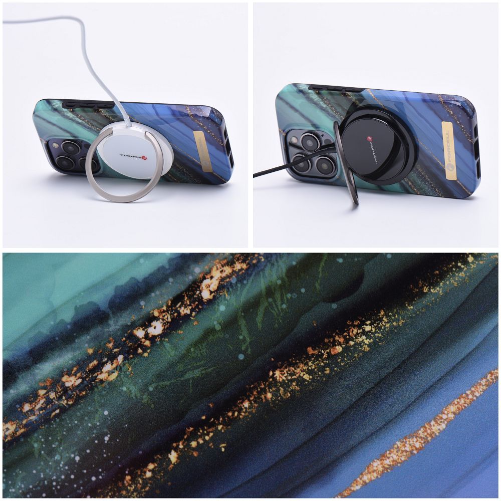 Pokrowiec Forcell F-Protect Mirage MagSafe wz�r jade marble Apple iPhone 15 Plus / 5