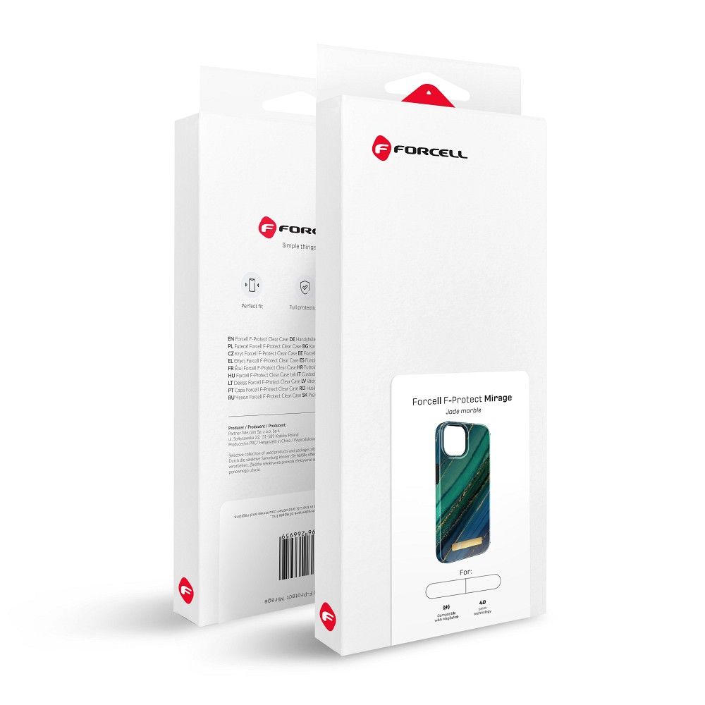 Pokrowiec Forcell F-Protect Mirage MagSafe wzór jade marble Apple iPhone 15 Pro Max / 8 Pokrowiec Forcell F-Protect Mirage MagSafe wzór jade marble Apple iPhone 15 Pro Max / 8