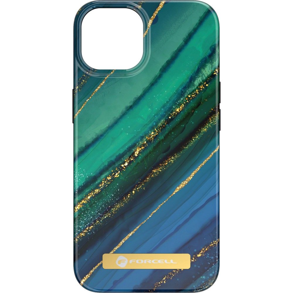 Pokrowiec Forcell F-Protect Mirage MagSafe wzór jade marble Apple iPhone 15 Pro / 4 Pokrowiec Forcell F-Protect Mirage MagSafe wzór jade marble Apple iPhone 15 Pro / 4
