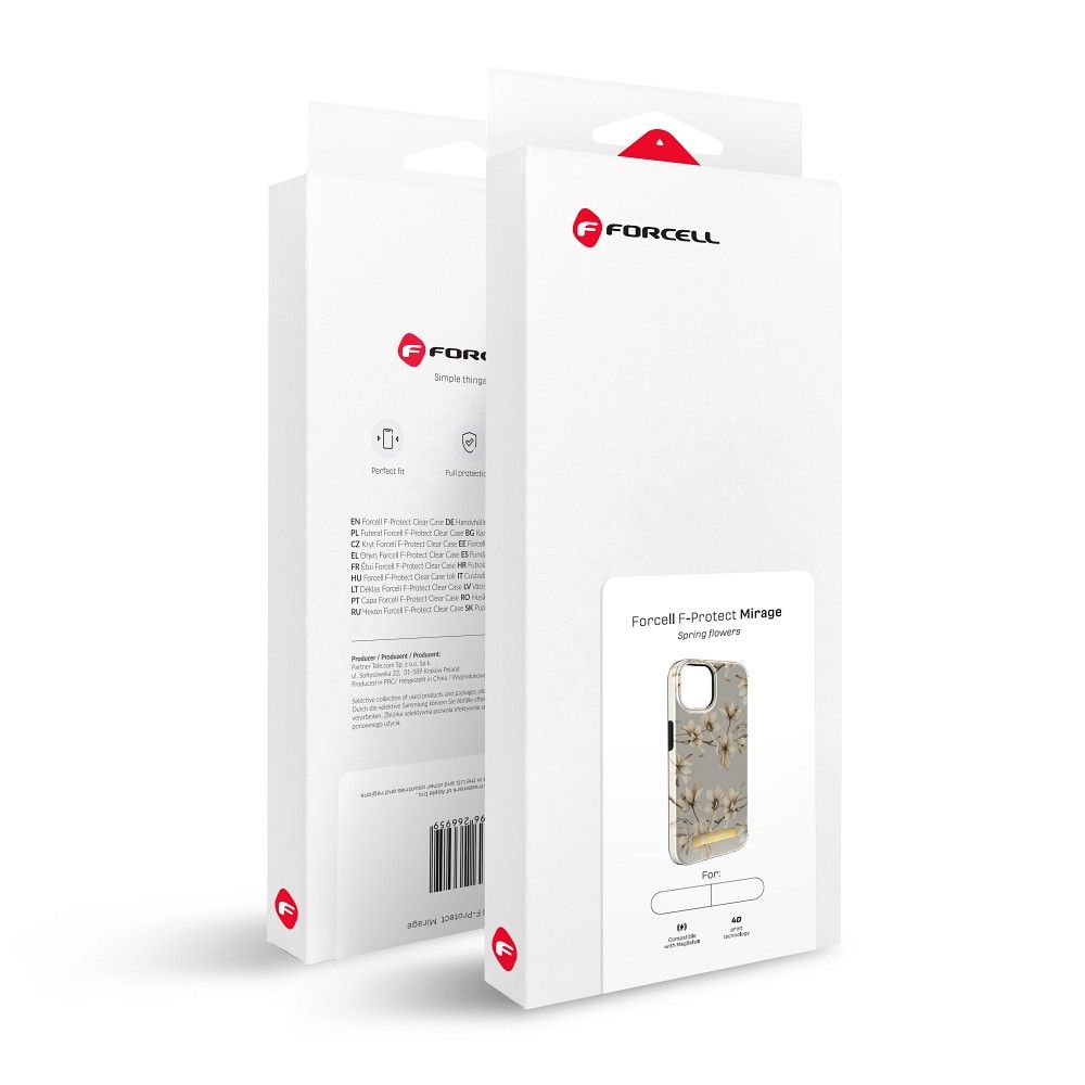 Pokrowiec Forcell F-Protect Mirage MagSafe wzór spring flowers Apple iPhone 14 Pro / 8 Pokrowiec Forcell F-Protect Mirage MagSafe wzór spring flowers Apple iPhone 14 Pro / 8