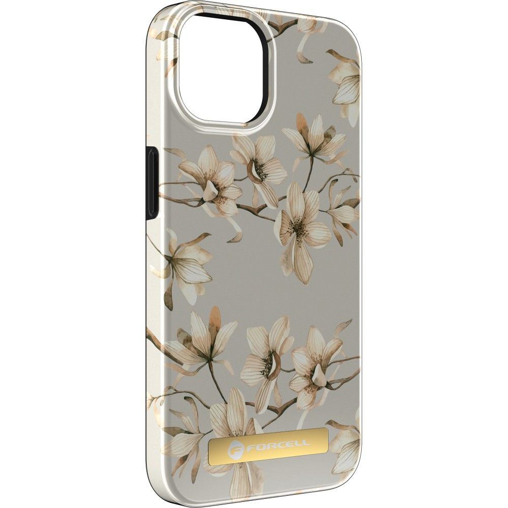 Pokrowiec Forcell F-Protect Mirage MagSafe wzr spring flowers Apple iPhone 15 / 3