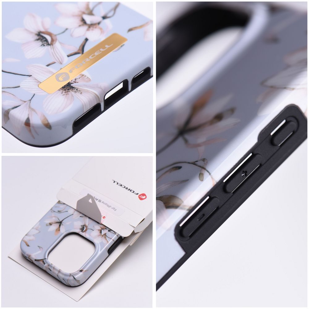 Pokrowiec Forcell F-Protect Mirage MagSafe wzr spring flowers Apple iPhone 15 / 6