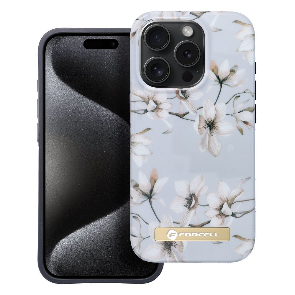 Pokrowiec Forcell F-Protect Mirage MagSafe wzr spring flowers Apple iPhone 15 Pro Max / 2