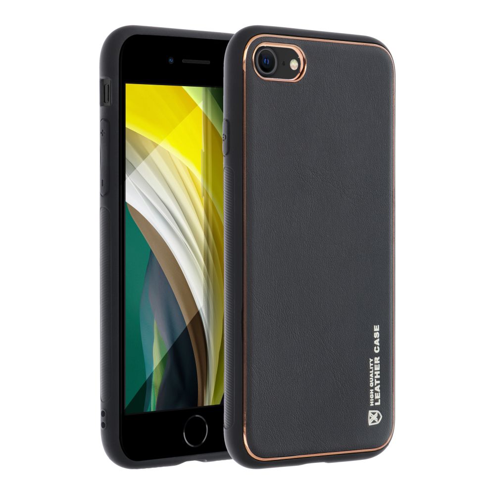 Pokrowiec Forcell Leather Case czarny Apple iPhone SE 2022 / 2