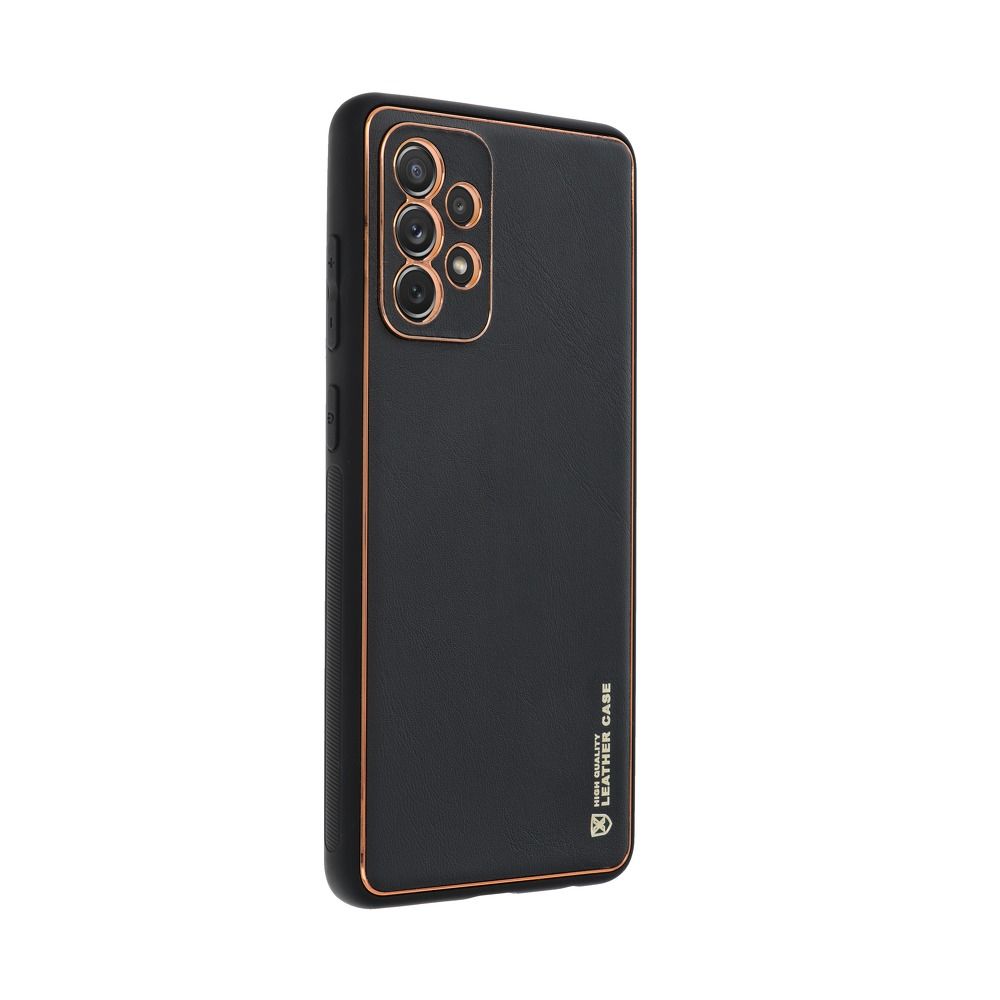 Pokrowiec Forcell Leather Case czarny Samsung A72 / 3
