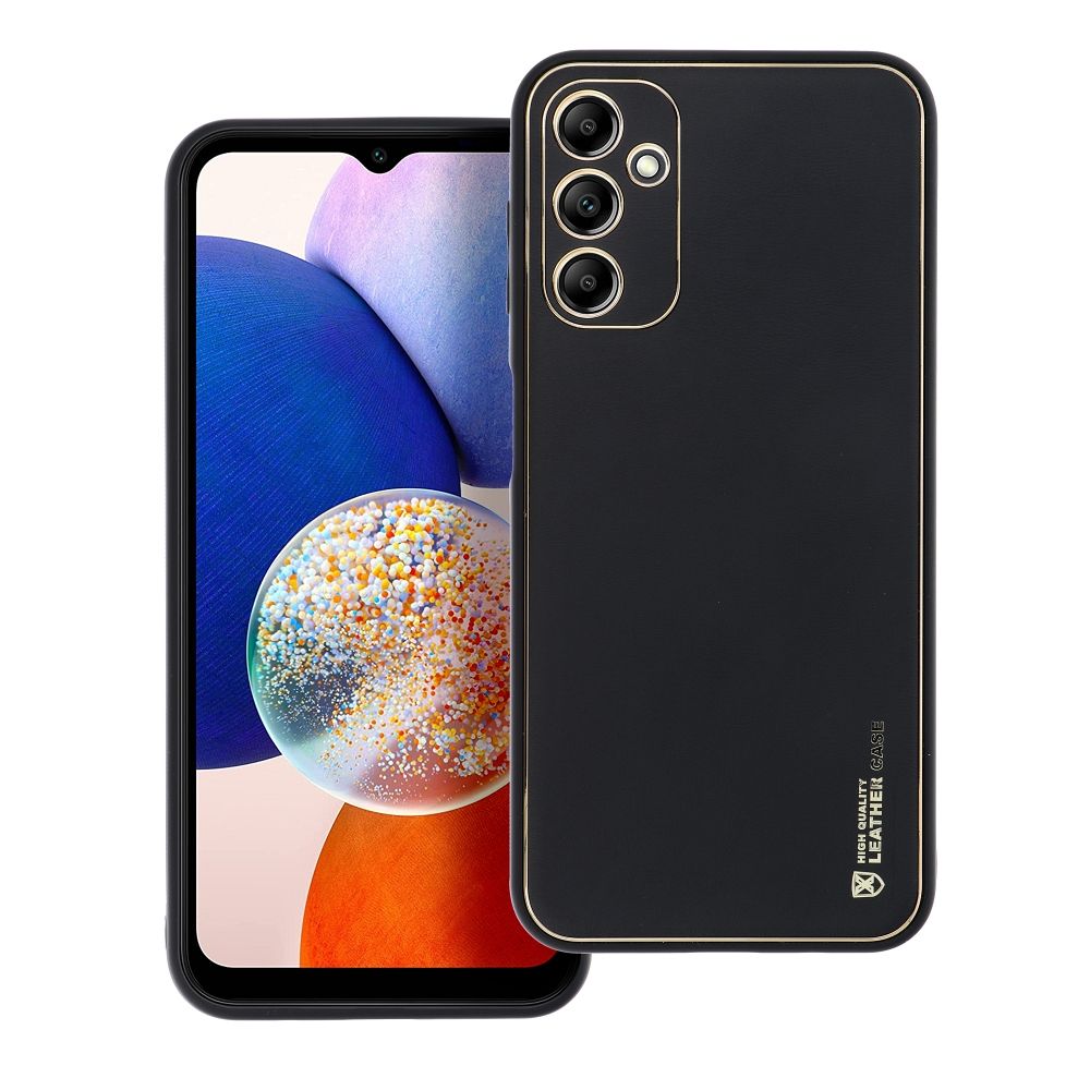 Pokrowiec Forcell Leather Case czarny Samsung Galaxy A14 4G
