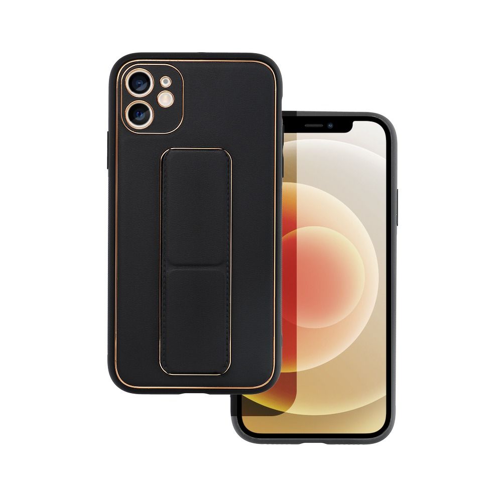 Pokrowiec Forcell Leather Case Kickstand czarny Apple iPhone 11 / 2
