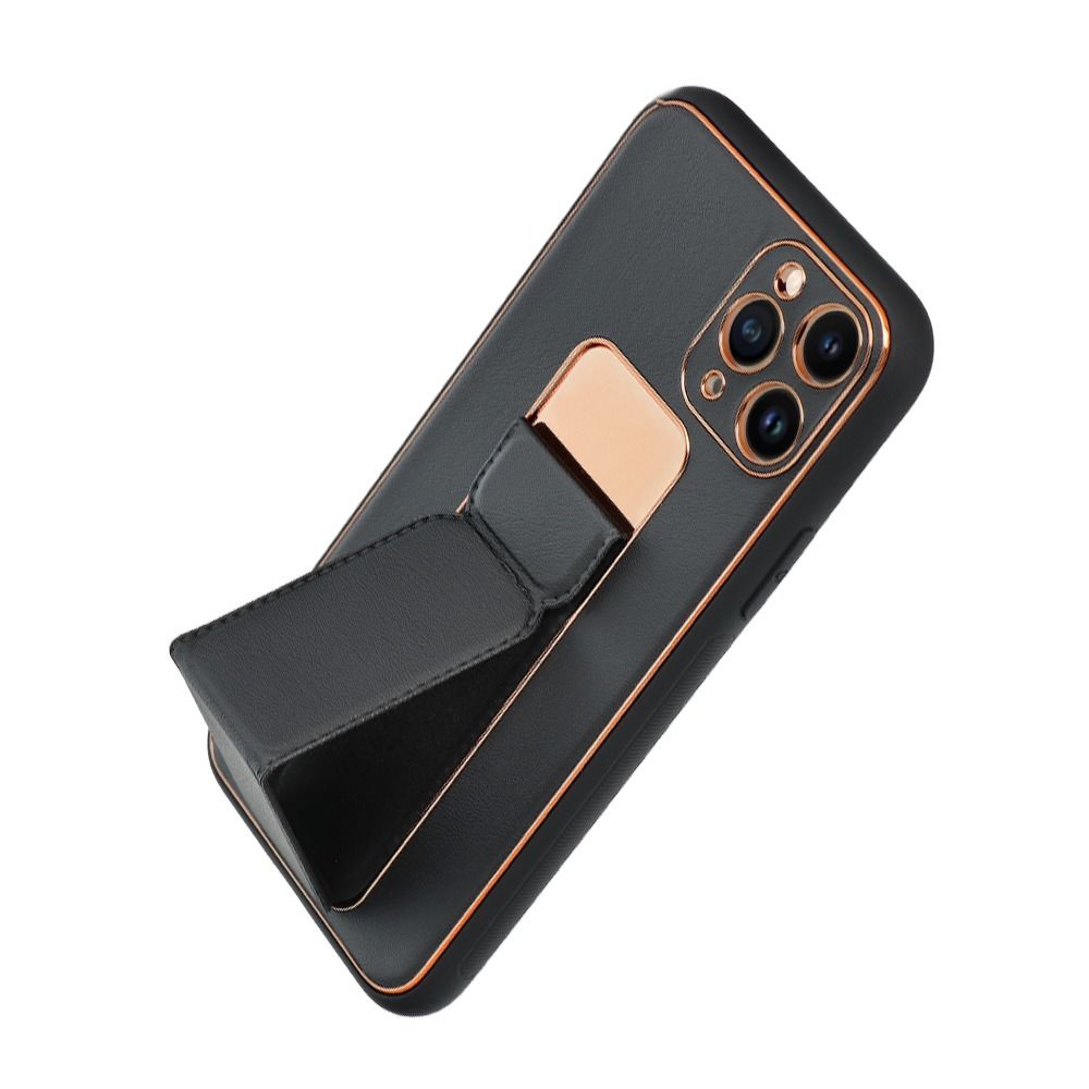 Pokrowiec Forcell Leather Case Kickstand czarny Apple iPhone 11 / 3