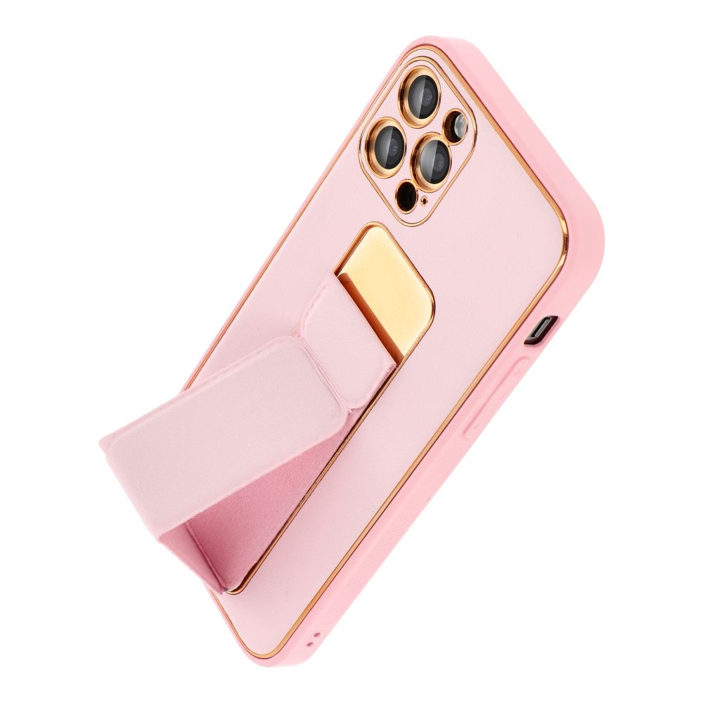 Pokrowiec Forcell Leather Case Kickstand r�owy Apple iPhone 14 Plus / 5