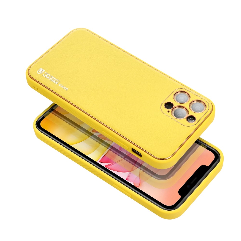 Pokrowiec Forcell Leather Case żółty Apple iPhone 12 Pro Pokrowiec Forcell Leather Case żółty Apple iPhone 12 Pro