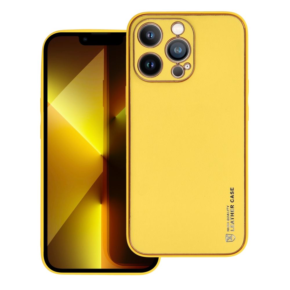 Pokrowiec Forcell Leather Case żółty Apple iPhone 14 Pro Pokrowiec Forcell Leather Case żółty Apple iPhone 14 Pro
