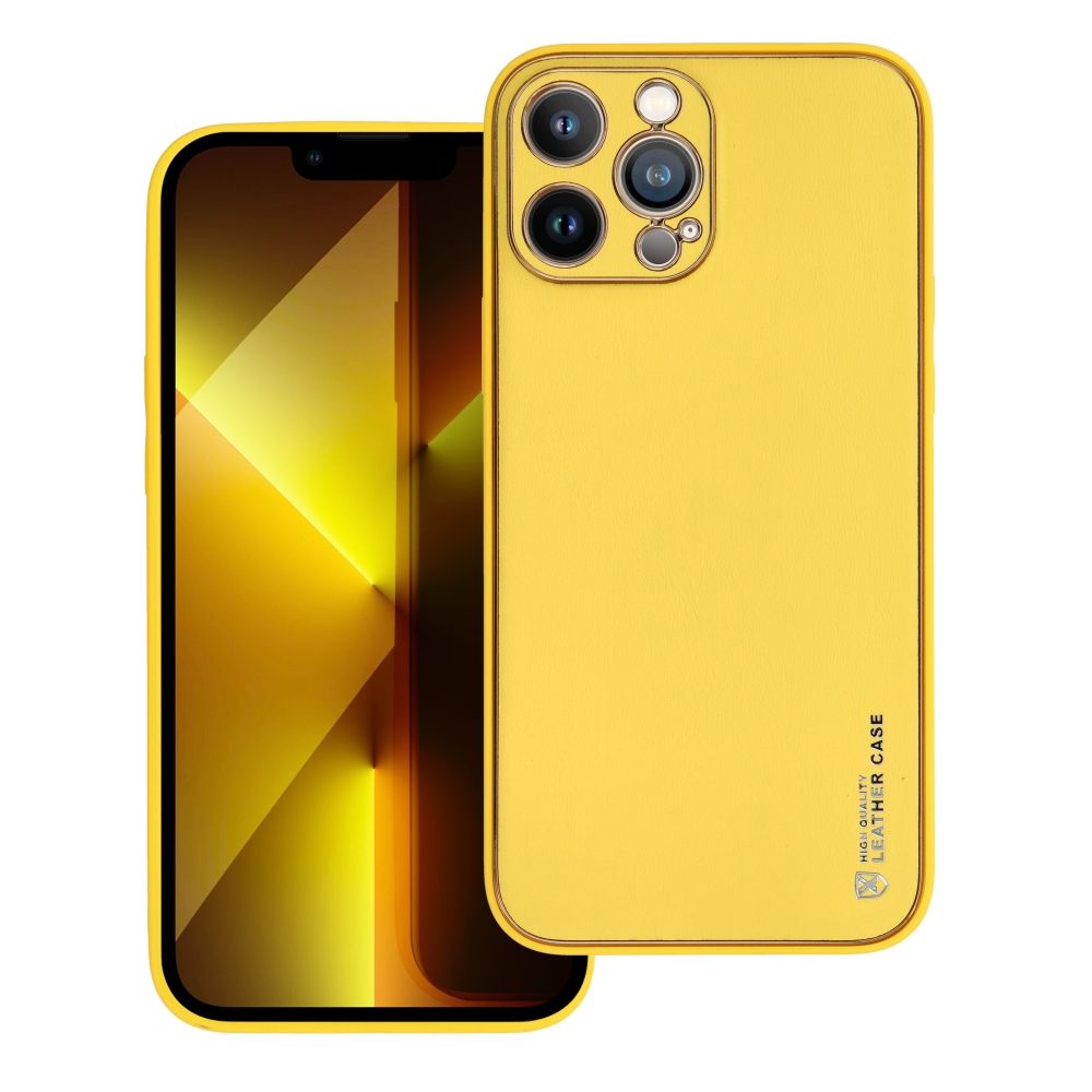 Pokrowiec Forcell Leather Case żółty Apple iPhone 14 Pro Max Pokrowiec Forcell Leather Case żółty Apple iPhone 14 Pro Max