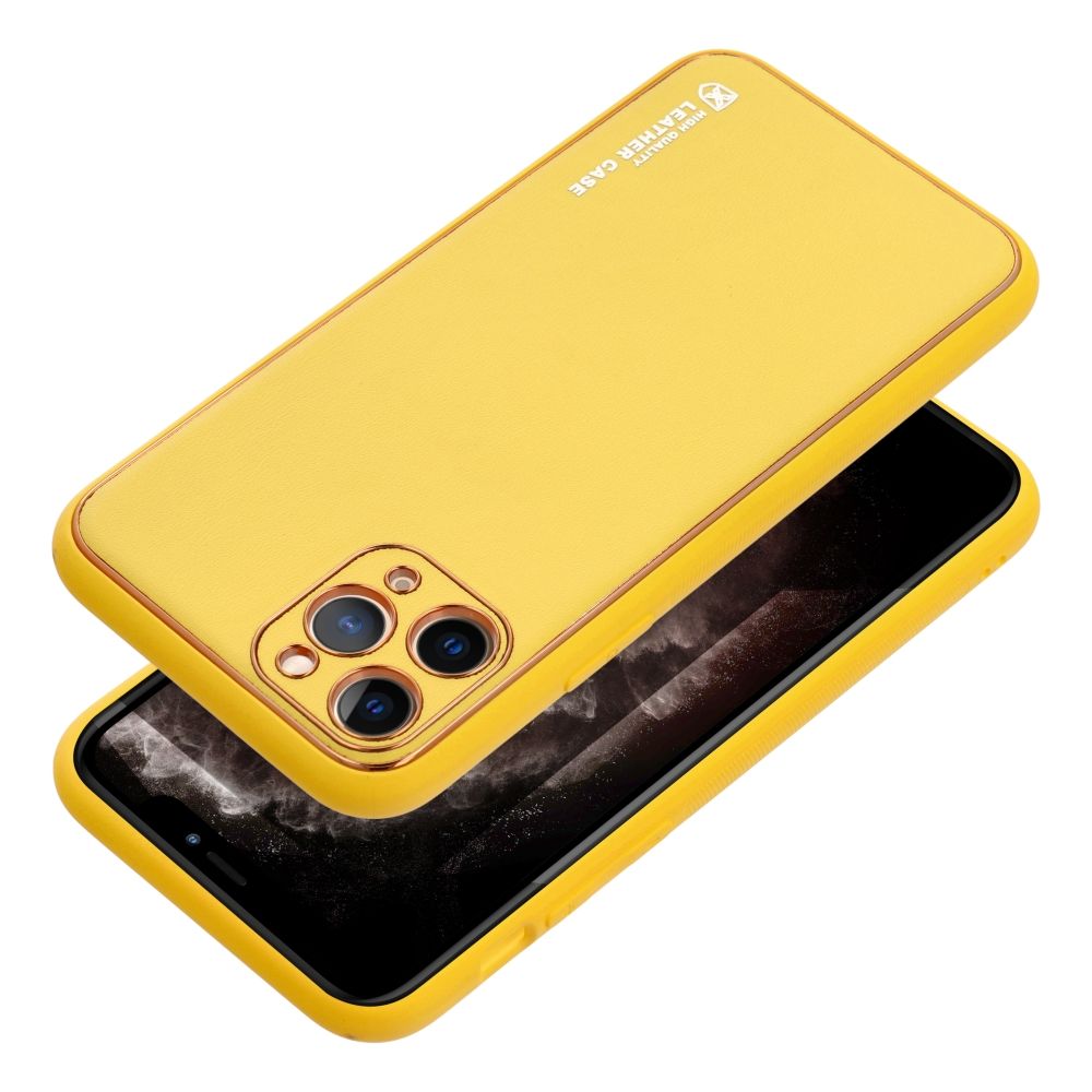 Pokrowiec Forcell Leather Case żółty Apple iPhone 15 Pro Pokrowiec Forcell Leather Case żółty Apple iPhone 15 Pro