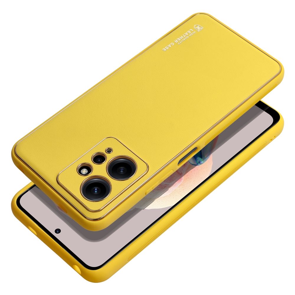Pokrowiec Forcell Leather Case żółty Xiaomi Redmi Note 12 4G / 6 Pokrowiec Forcell Leather Case żółty Xiaomi Redmi Note 12 4G / 6