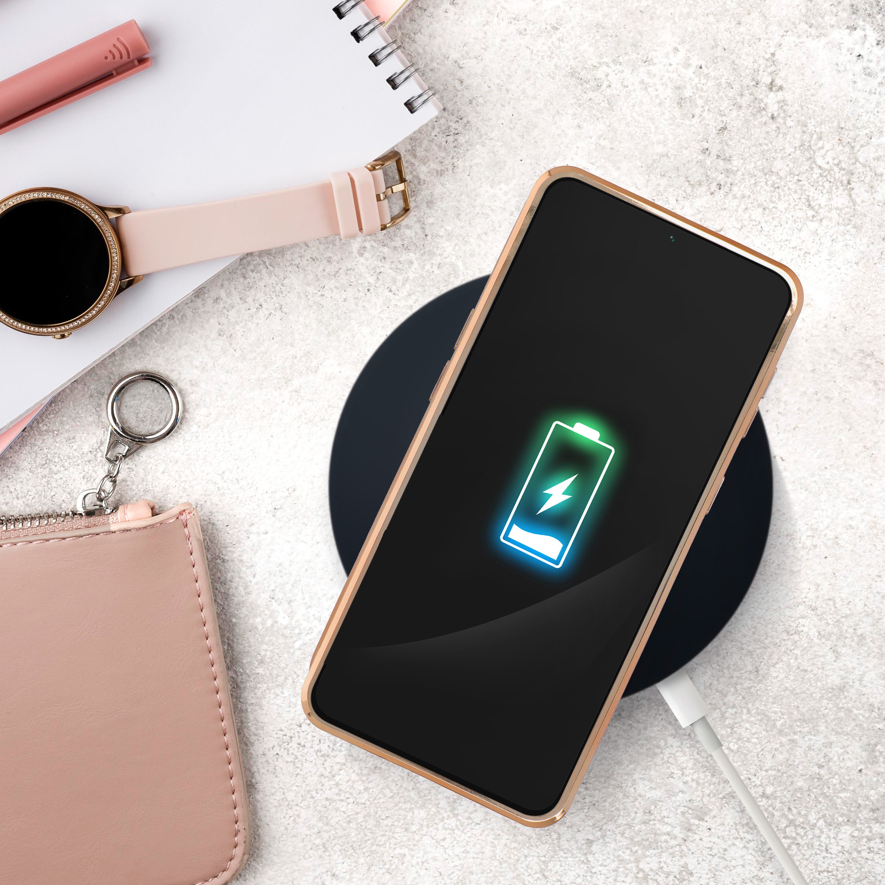 Pokrowiec Forcell LUX różowy Samsung Galaxy A04S / 6 Pokrowiec Forcell LUX różowy Samsung Galaxy A04S / 6