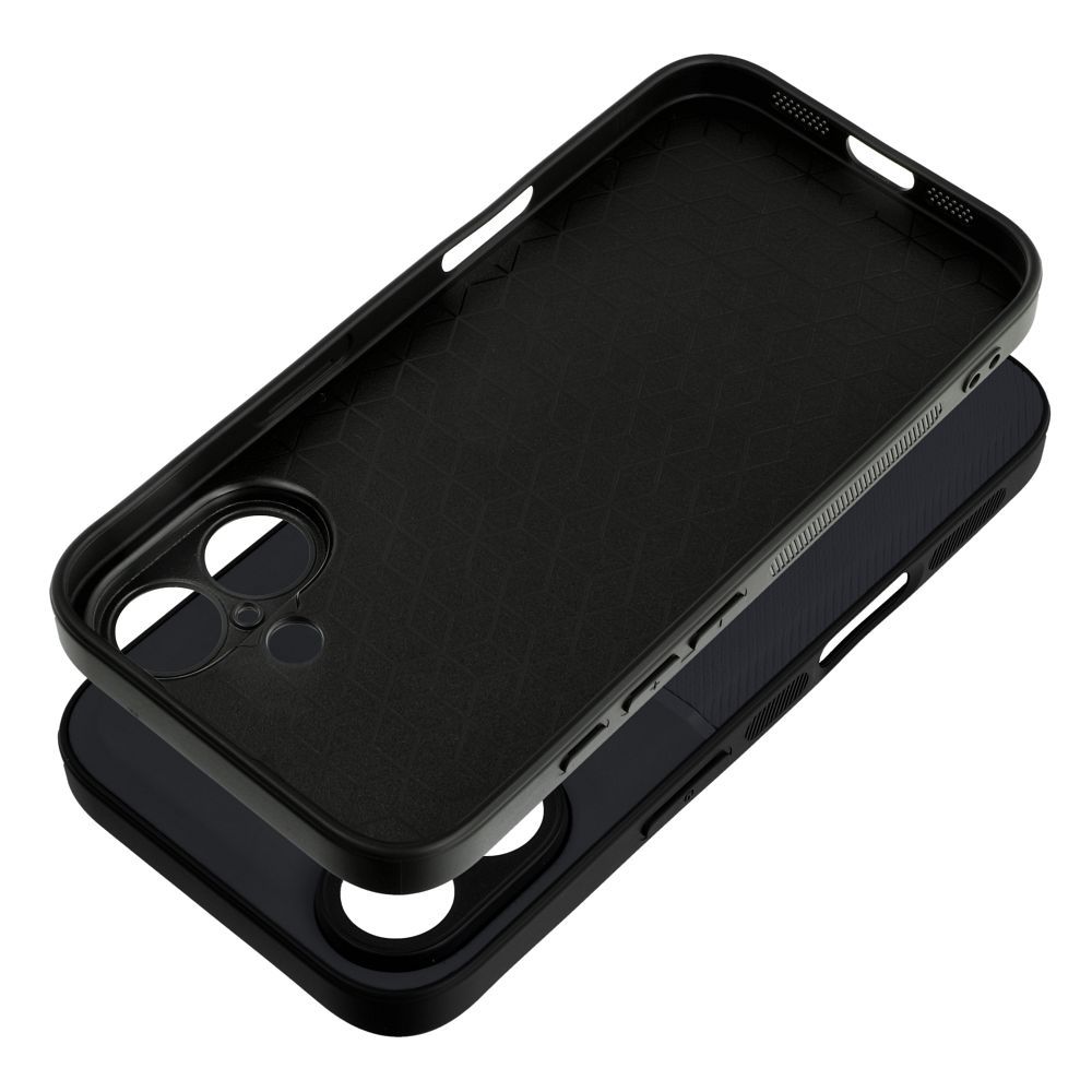 Pokrowiec Forcell Noble czarny Apple iPhone 16 / 8 Pokrowiec Forcell Noble czarny Apple iPhone 16 / 8