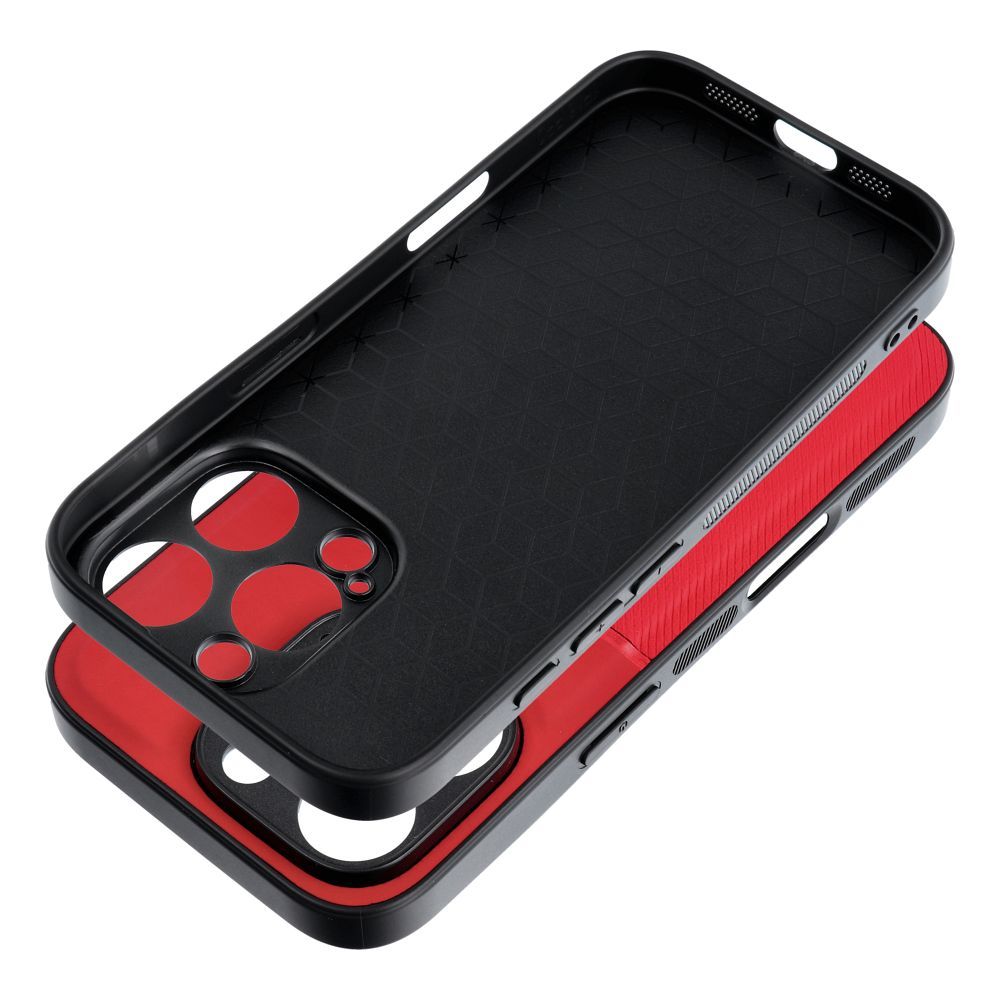 Pokrowiec Forcell Noble czerwony Apple iPhone 16 Pro / 8 Pokrowiec Forcell Noble czerwony Apple iPhone 16 Pro / 8