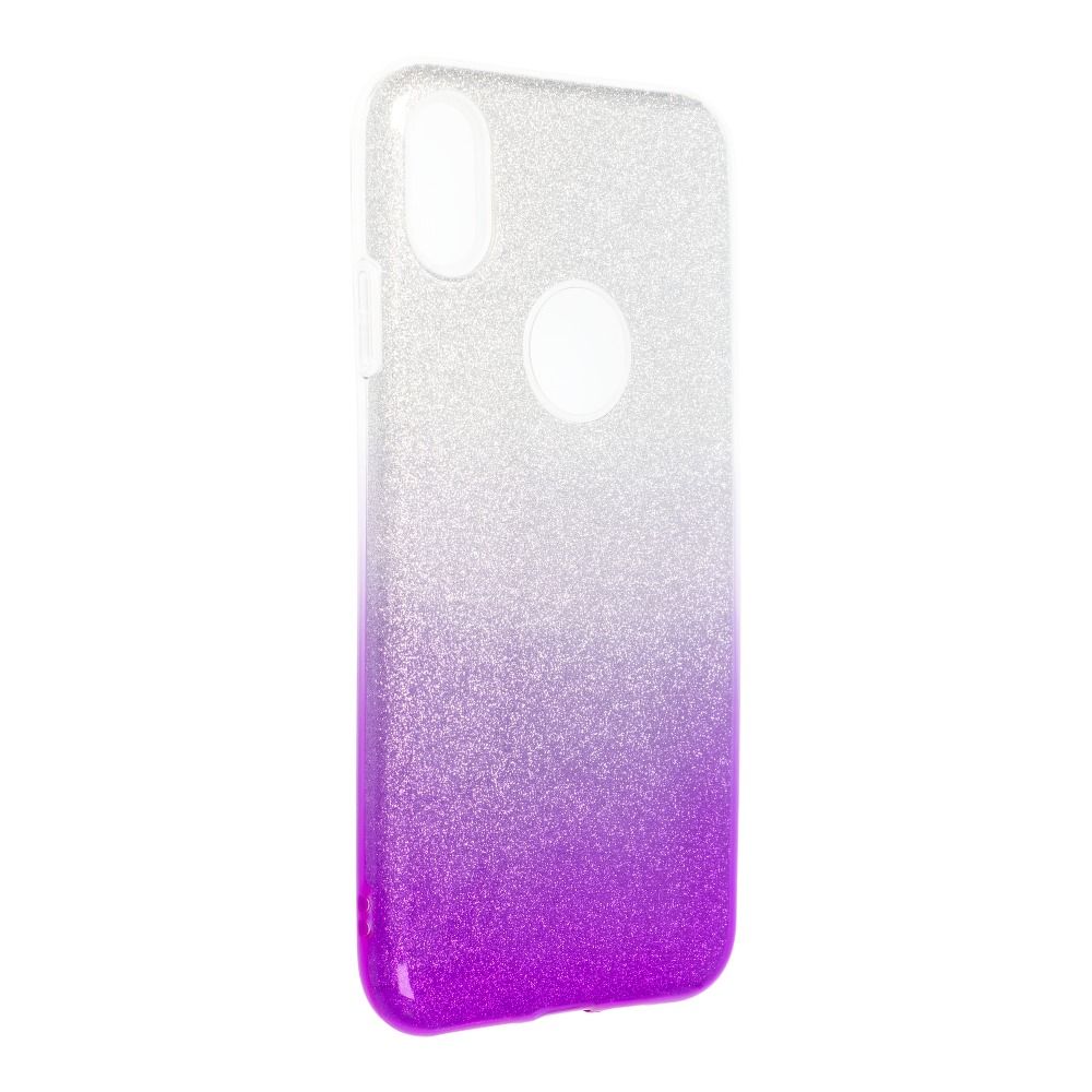 Pokrowiec Forcell Shining Ombre fioletowy Apple iPhone XS Max