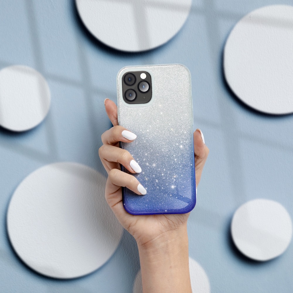 Pokrowiec Forcell Shining Ombre niebieski Apple iPhone 12 Pro / 3 Pokrowiec Forcell Shining Ombre niebieski Apple iPhone 12 Pro / 3
