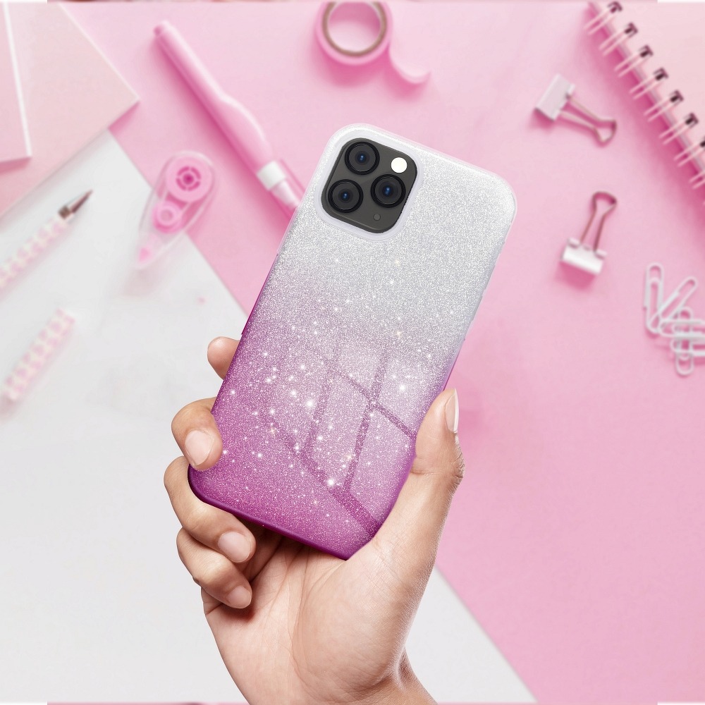 Pokrowiec Forcell Shining Ombre rowy Huawei P Smart 2019 / 2