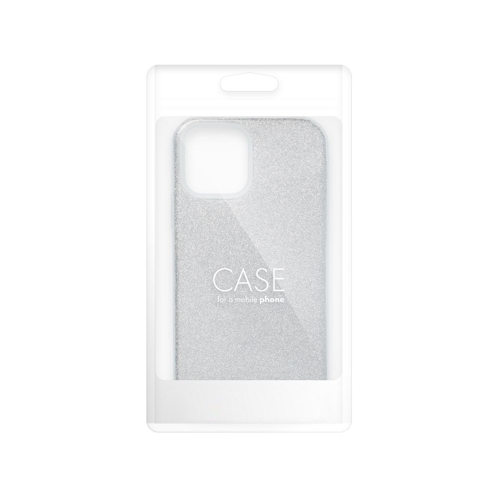 Pokrowiec Forcell Shining srebrny Apple iPhone 15 Plus / 5