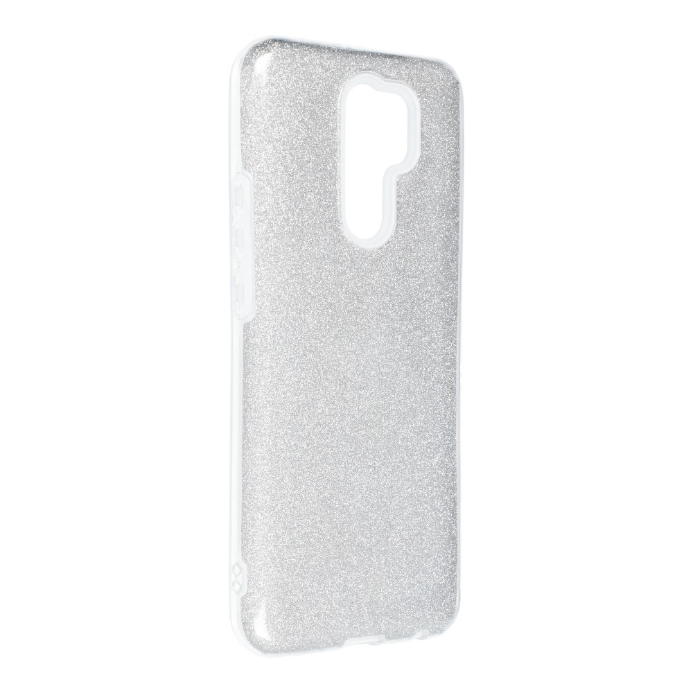 Pokrowiec Forcell Shining srebrny Xiaomi Redmi 10