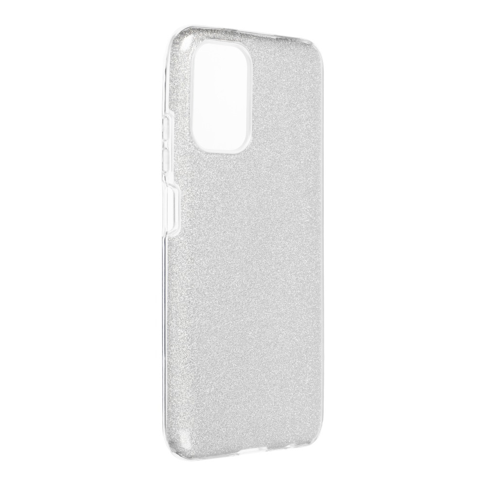 Pokrowiec Forcell Shining srebrny Xiaomi Redmi Note 10