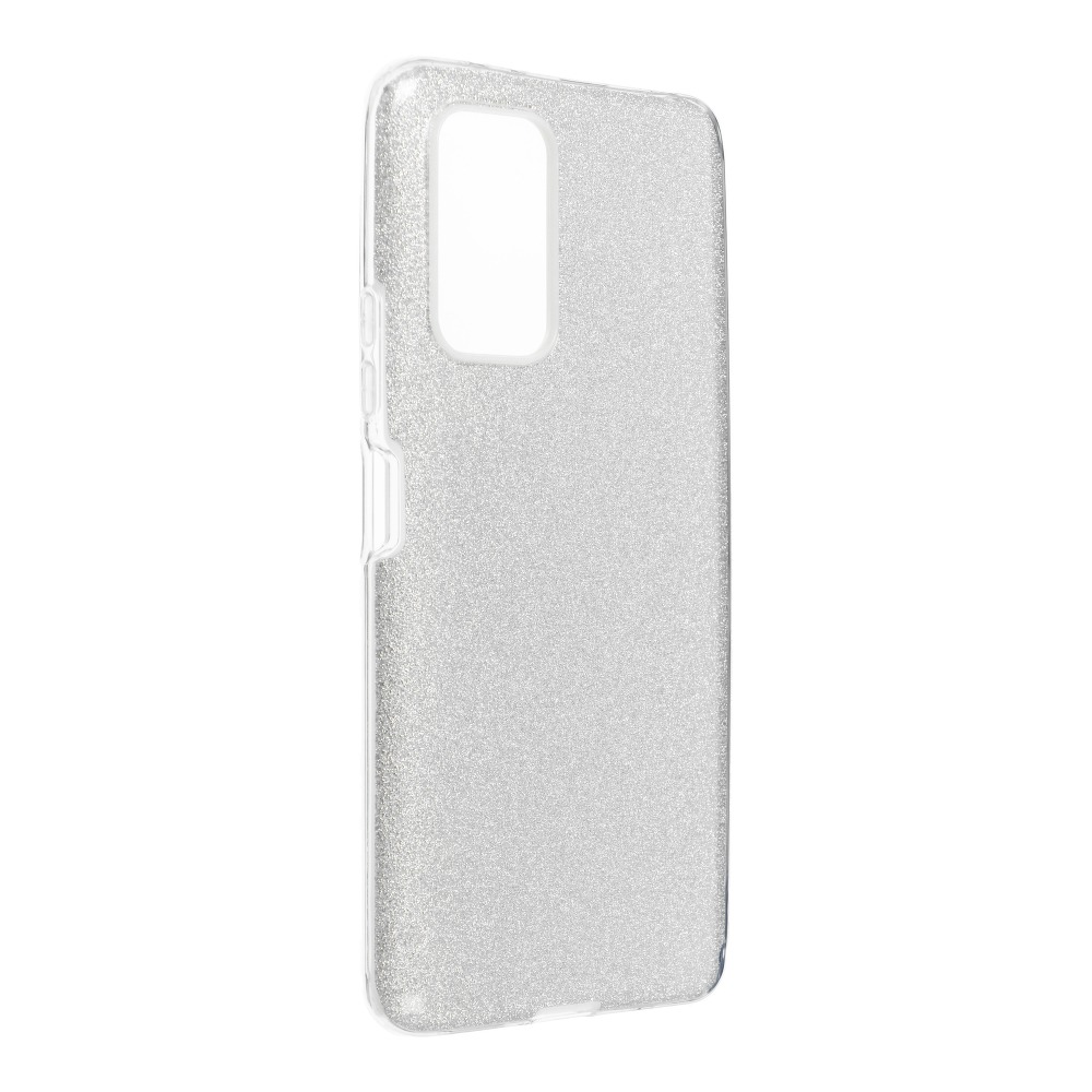 Pokrowiec Forcell Shining srebrny Xiaomi Redmi Note 10 Pro