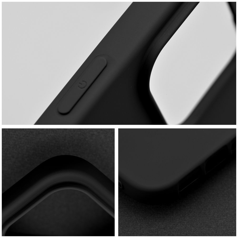 Pokrowiec Forcell Silicone czarny Apple iPhone 11 Pro Max / 7