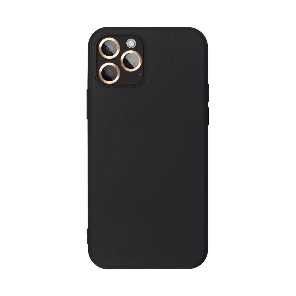 Pokrowiec Forcell Silicone czarny Apple iPhone 12 Pro / 3