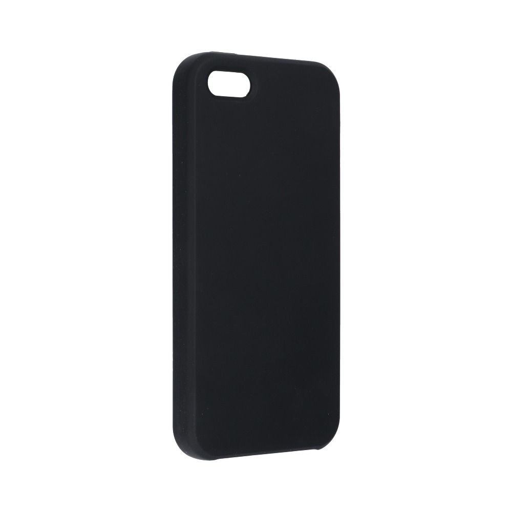 Pokrowiec Forcell Silicone czarny Apple iPhone 5s