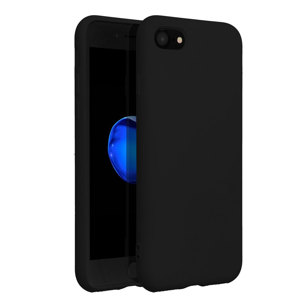 Pokrowiec Forcell Silicone czarny Apple iPhone 7 / 4